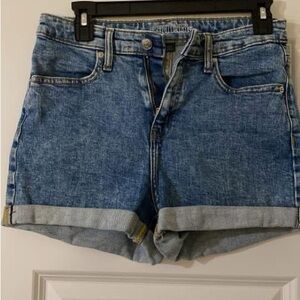 Boutique Denim High Waist Shorts